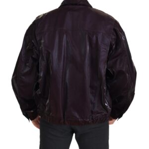 Dolce & Gabbana Elegant Bordeaux Collared Jacket