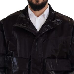 Dolce & Gabbana Elegant Bordeaux Collared Jacket