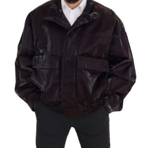 Dolce & Gabbana Elegant Bordeaux Collared Jacket