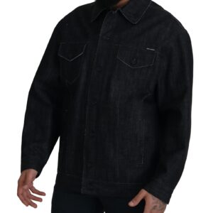 Dolce & Gabbana Elegant Black Denim Jacket