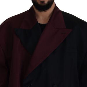 Dolce & Gabbana Elegant Bordeaux Double-Breasted Jacket