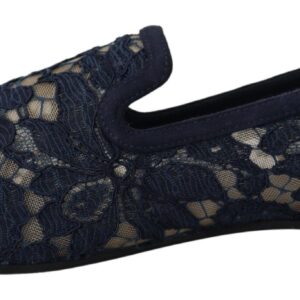 Dolce & Gabbana Elegant Blue Loafers Flats – Summer Chic