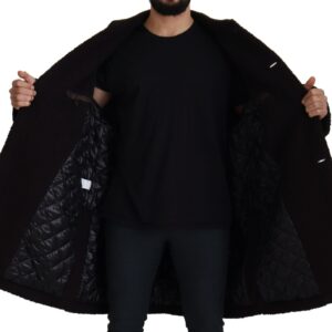 Dolce & Gabbana Elegant Black Alpaca Wool Blend Jacket