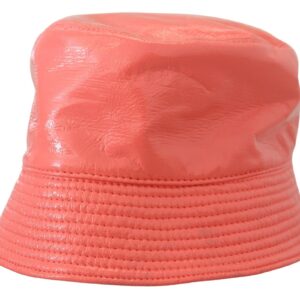 Dolce & Gabbana Elegant Peach Bucket Hat – Summer Chic Essential