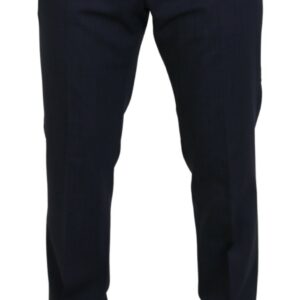 Dolce & Gabbana Elegant Blue Martini Men’s Slim Fit Suit