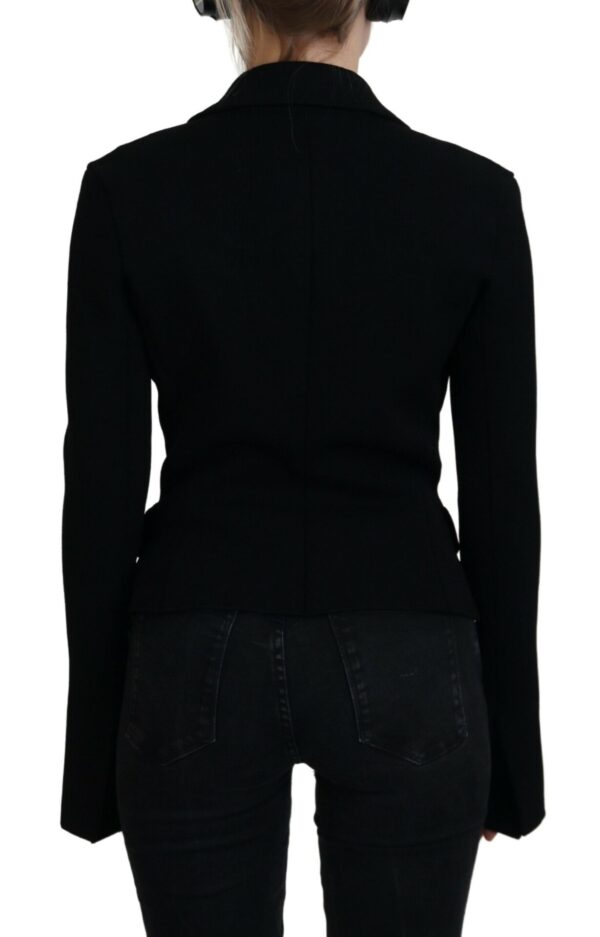 Dolce & Gabbana Elegant Black Long Sleeve Jacket - Image 3