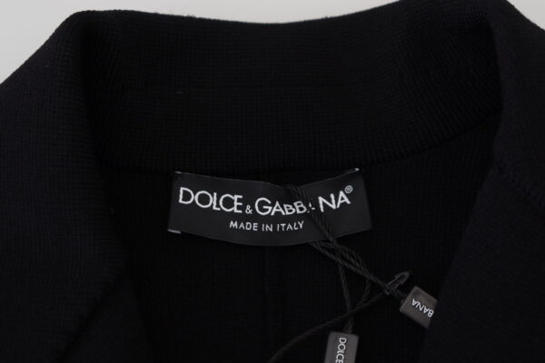 Dolce & Gabbana Elegant Black Long Sleeve Jacket - Image 6