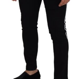 Dolce & Gabbana Elegant Black Slim Fit Denim Pants