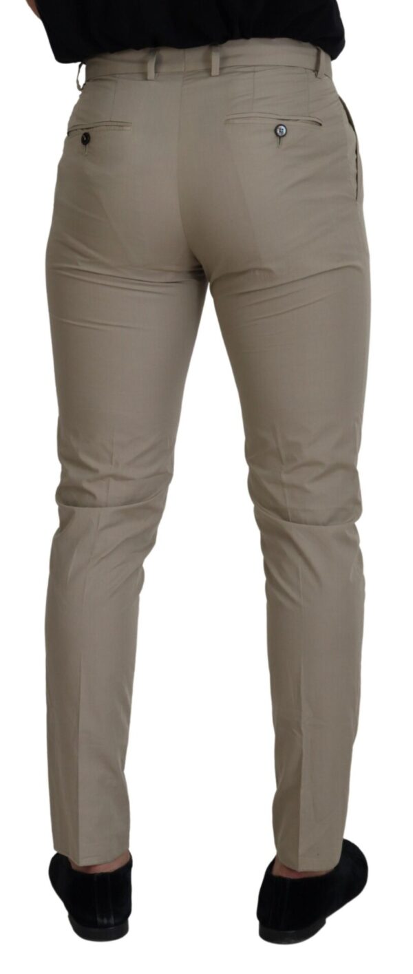 Dolce & Gabbana Stunning Beige Italian Cotton Trousers - Image 3