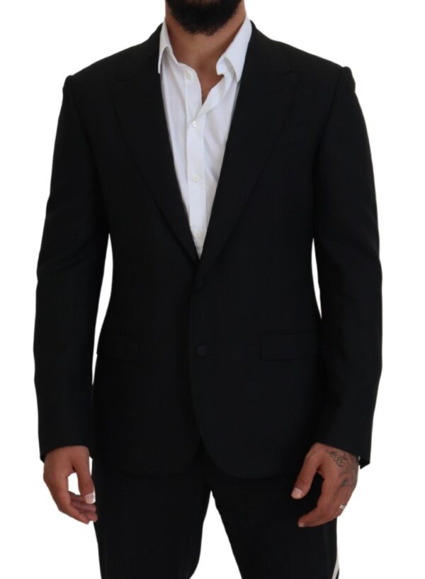 Dolce & Gabbana Elegant Single-Breasted Wool Blend Blazer - Image 5