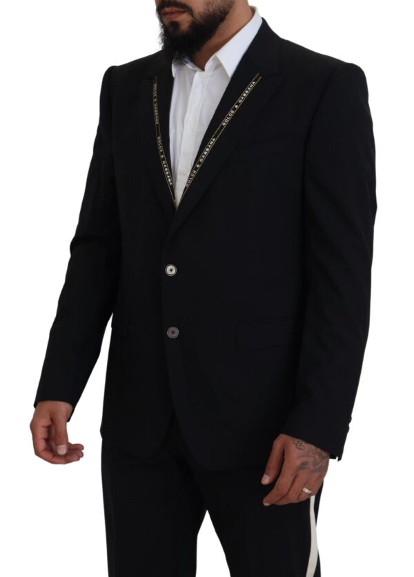 Dolce & Gabbana Sicilian Style Black Single Breasted Blazer - Image 2