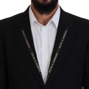 Dolce & Gabbana Sicilian Style Black Single Breasted Blazer