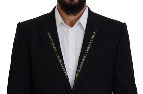 Dolce & Gabbana Sicilian Style Black Single Breasted Blazer - Image 4