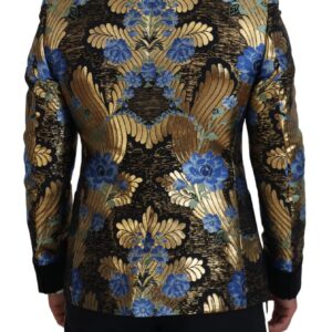 Dolce & Gabbana Elegant Floral Evening Party Blazer