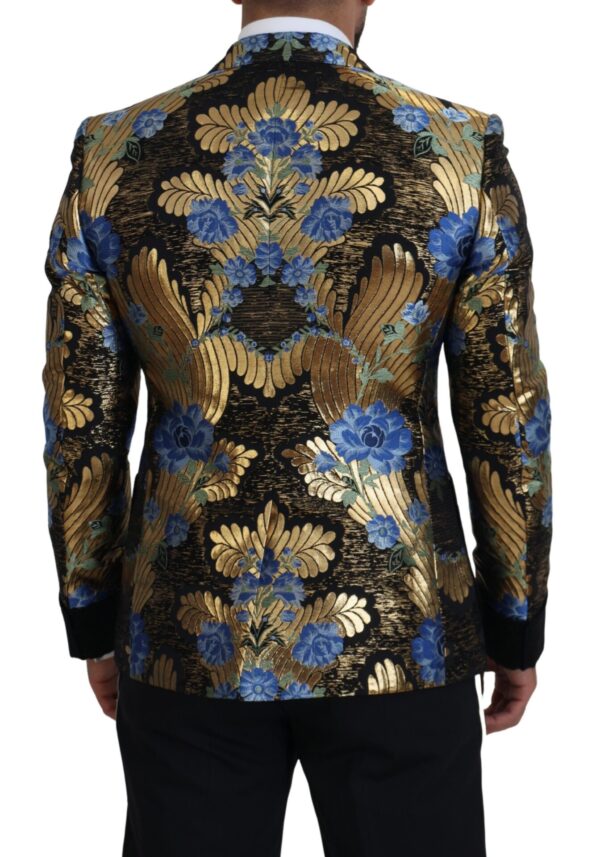 Dolce & Gabbana Elegant Floral Evening Party Blazer - Image 3