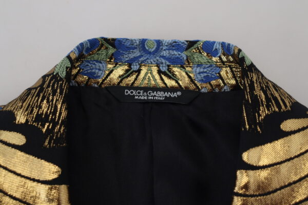 Dolce & Gabbana Elegant Floral Evening Party Blazer - Image 8