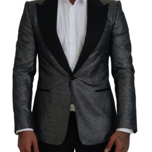 Dolce & Gabbana Elegant Jacquard Single Breasted Blazer