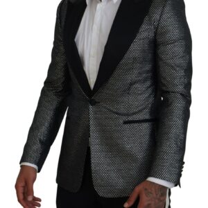 Dolce & Gabbana Elegant Jacquard Single Breasted Blazer