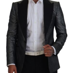 Dolce & Gabbana Elegant Jacquard Single Breasted Blazer