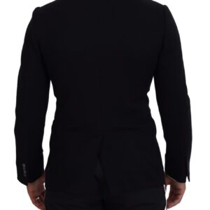 Dolce & Gabbana Elegant Single Breasted Black Wool Blazer