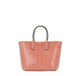 Michael Kors Jodie Small Sherbert Jacquard Logo Recycled Polyester Tote Handbag