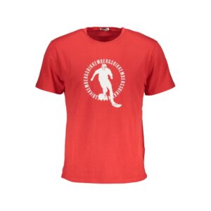 Bikkembergs Red Cotton T-Shirt