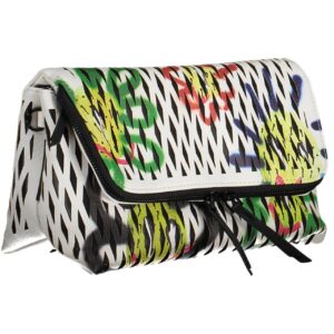 Desigual Chic White Contrasting Details Handbag