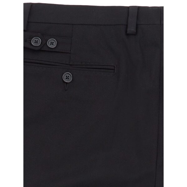 Dolce & Gabbana Elegant Black Cotton Pants for Men - Image 4