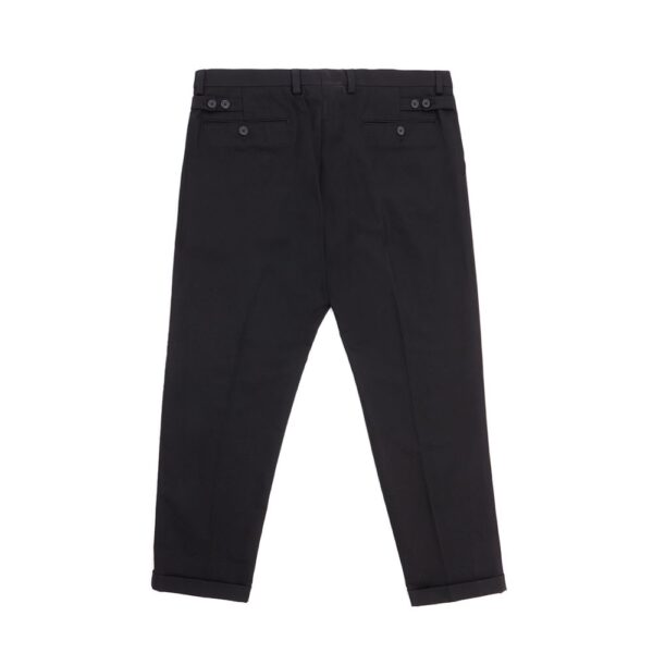 Dolce & Gabbana Elegant Black Cotton Pants for Men - Image 2