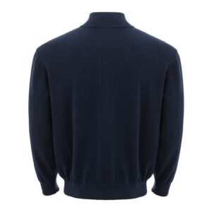 Armani Exchange Blue Cotton Sweater