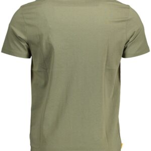 Timberland Green Cotton Men T-Shirt