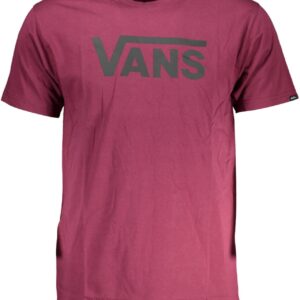 Vans Purple Cotton Men T-Shirt