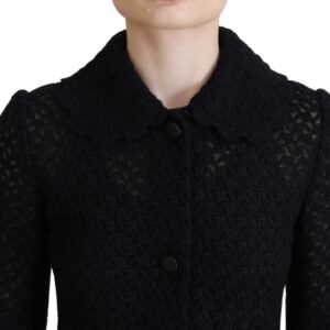 Dolce & Gabbana Classic Button Down Knitted Long Jacket