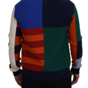 Dolce & Gabbana Pullover Sweater in Multicolor Stripes