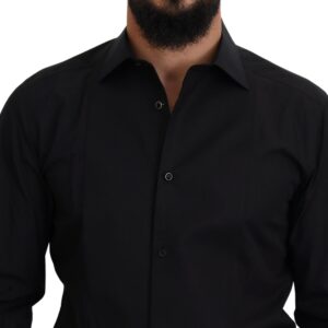 Dolce & Gabbana Elegant Black Formal Long Sleeve Shirt