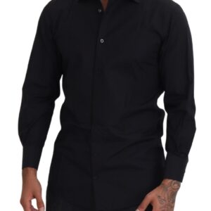 Dolce & Gabbana Elegant Black Formal Long Sleeve Shirt