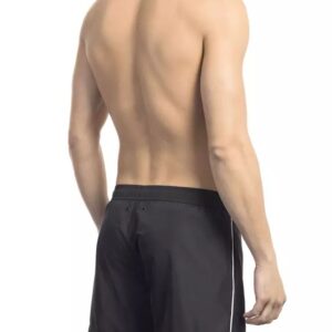 Bikkembergs Black Polyester Men Swim Short