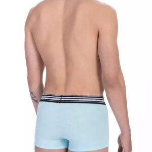 Bikkembergs Light Blue Cotton Men Underwear Trunk Pack