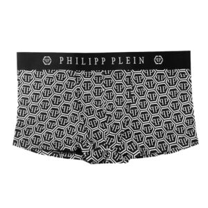 Philipp Plein Black Cotton Men Boxer