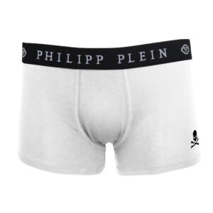 Philipp Plein White Cotton Men’s Boxer