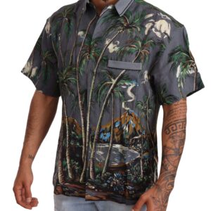 Dolce & Gabbana Tropical Elegance Linen Silk Men’s Shirt