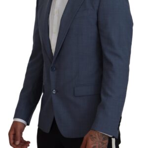 Dolce & Gabbana Elegant Blue Single Breasted Sport Blazer