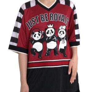 Dolce & Gabbana Multicolor Royals Panda Oversized T-shirt