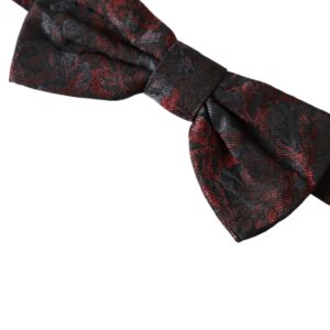 Dolce & Gabbana Multicolor Floral Silk Adjustable Neck Men Bow Tie