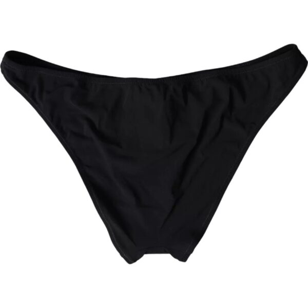 Dolce & Gabbana Black Nylon Swimwear Beachwear Bottom Bikini - Image 4