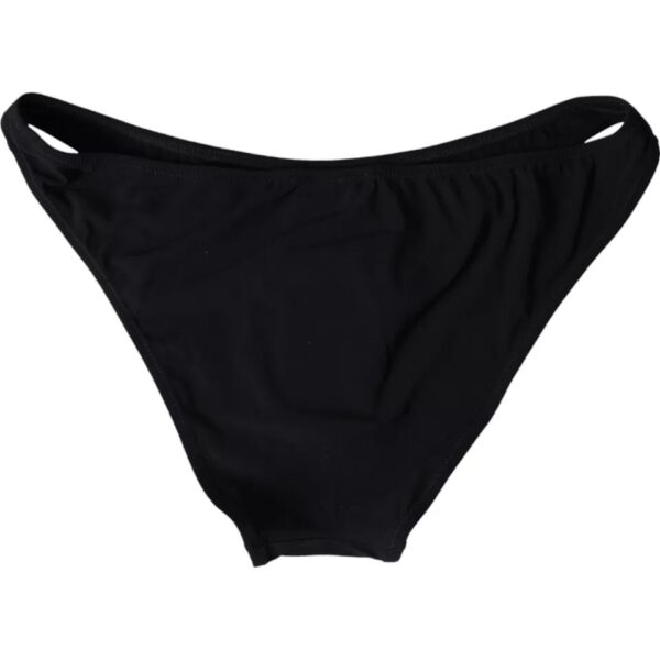 Dolce & Gabbana Black Nylon Swimwear Beachwear Bottom Bikini - Image 4