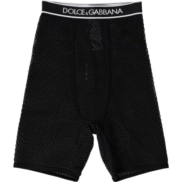 Dolce & Gabbana Black Cotton Stretch Women Cycling Underwear - Image 5