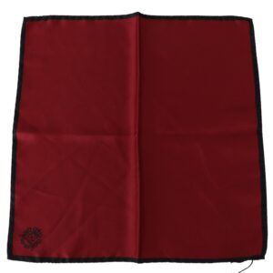 Dolce & Gabbana Elegant Red Silk Square Handkerchief