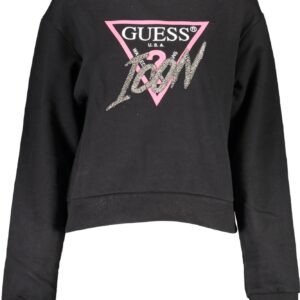 Guess Jeans Black Cotton Women Sweater