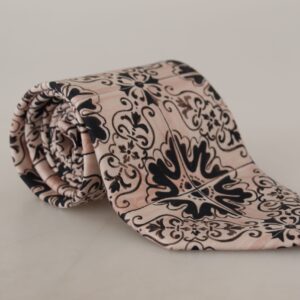 Dolce & Gabbana Stunning Silk Gentleman’s Tie in Rich Brown